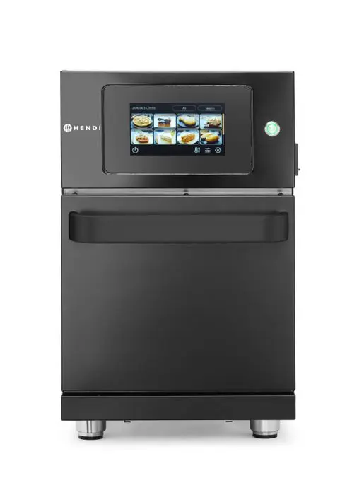 Four à cuisson accélérée CombiTurbo, HENDI, Noir, 230V/3500W, 380x663x(H)619mm — 281512