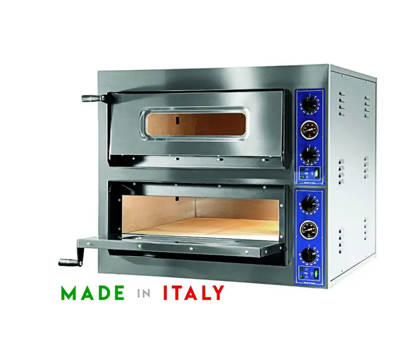 Four à pizza électrique–16kw – 6+6 x ø32 cm MKLHL66/12-XL