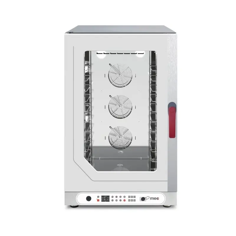 Four Électrique à Convection MEC – Mod. PE 106 DSVR.LC – 10 Plaques 60×40 – GN 1/1 – Commandes Numériques – Vapeur Directe nettoyage automatique