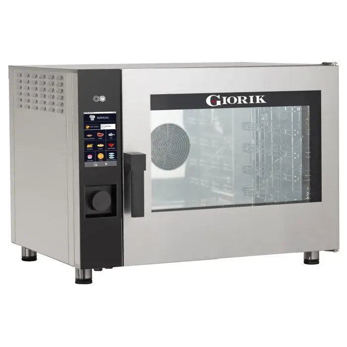 Fours a convection combiné vapeur électrique 400v de 5 niveaux 1/1 gn 7466.0065