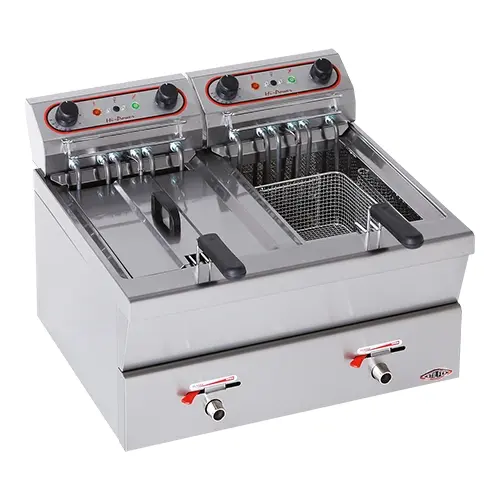 Friteuse 12L + 12L (400V)