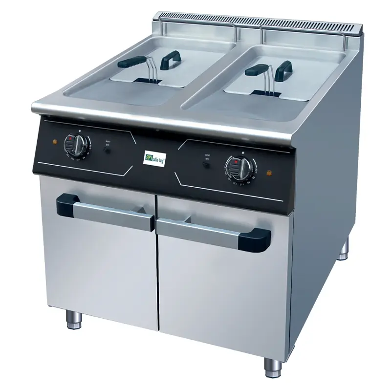Friteuses sur coffre gaz ou électriques AFI Collin-Lucy — JZH-RC-2 — 2x20 L