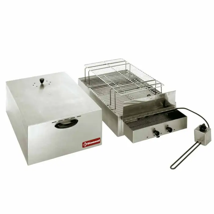 Fumoir électrique pour aliments, 2 étages (400x600 mm + 340x545mm) FAD-264