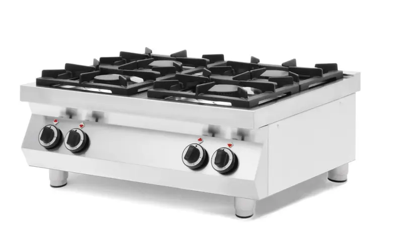 Gasfornuis4 pits tafelmodel Kitchen Line 1/box
