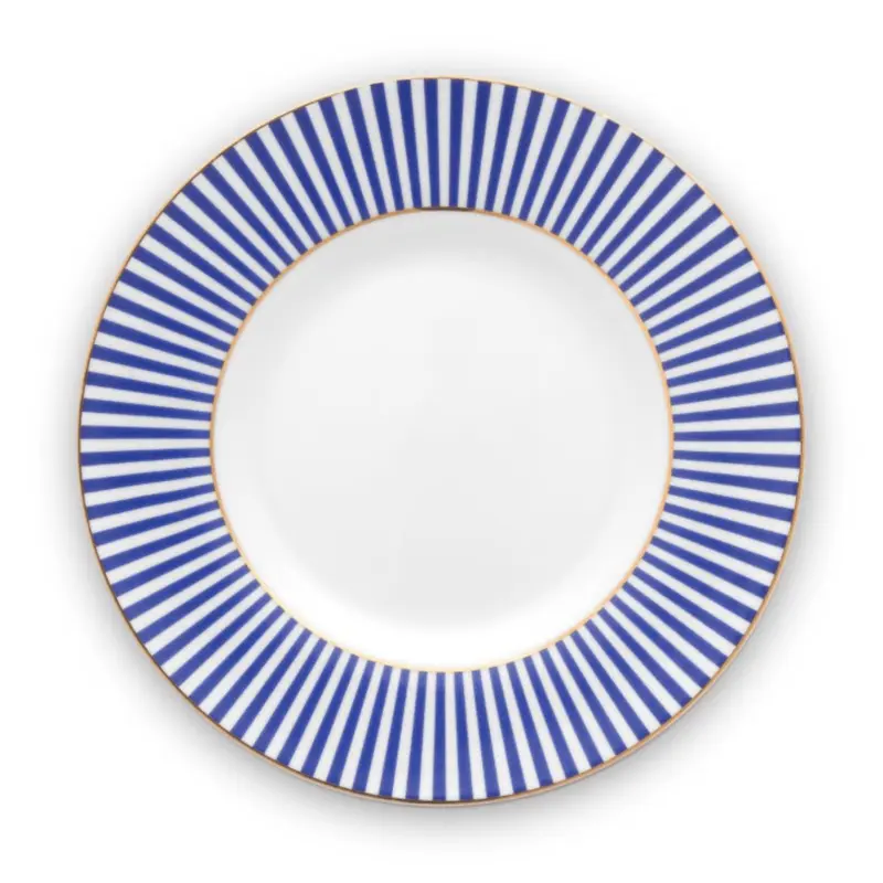 Gebaksbord 17cm | Royal Stripes Blue