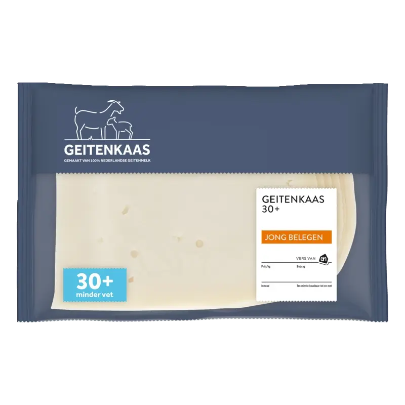 Geitenkaas jong belegen 30+ plakken