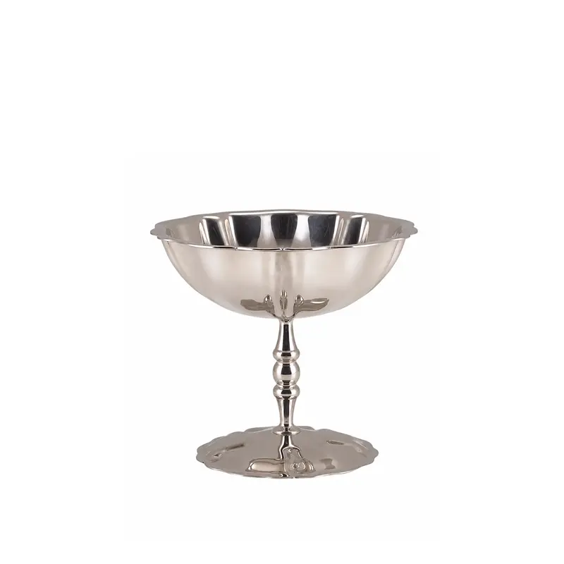 Genware Antieke ijscoupe RVS 9,5 cm 12/box
