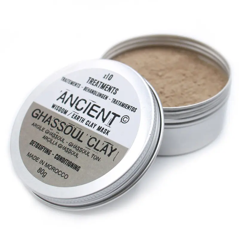 Ghassoul Klei Gezichtsmasker – 100% Natuurlijke Marokkaanse Klei