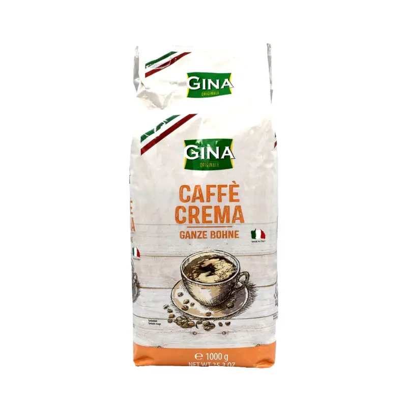 Gina Originale Caffe Crema Whole Coffee Beans 1000Gr