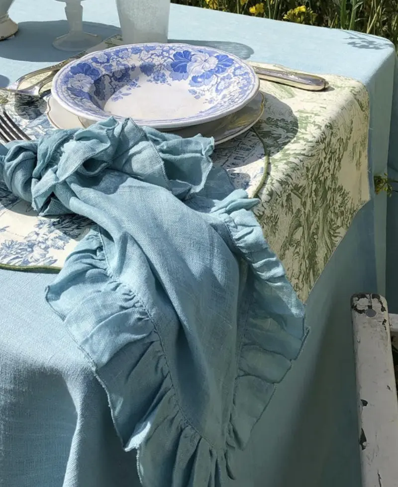 Gitane Linnen Servet – Blauw