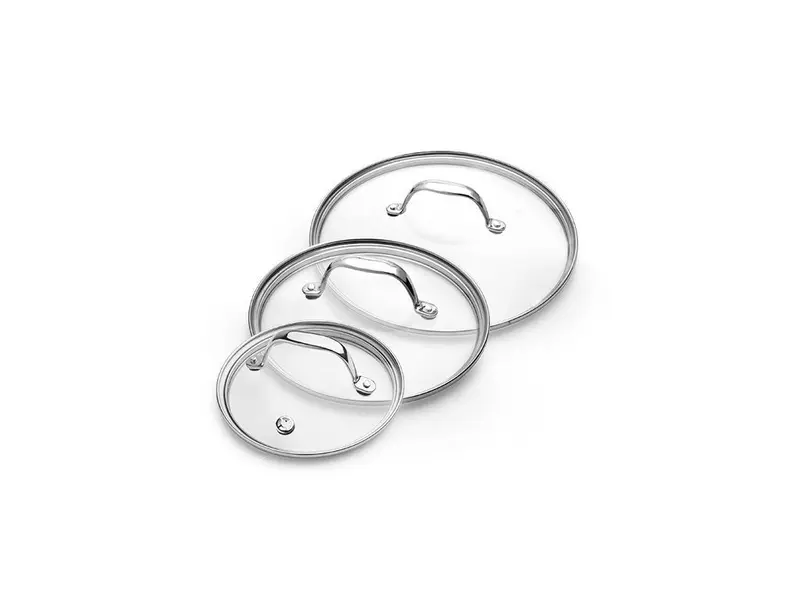 GLAZEN DEKSELSET 14/20/24 CM – 3-DELIG