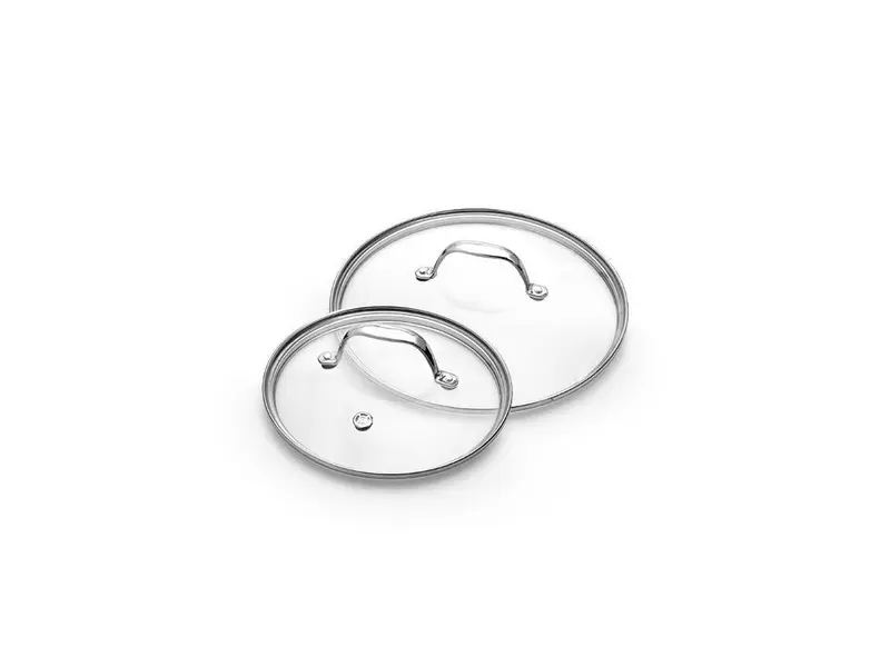 GLAZEN DEKSELSET 18/24 CM – 2-DELIG