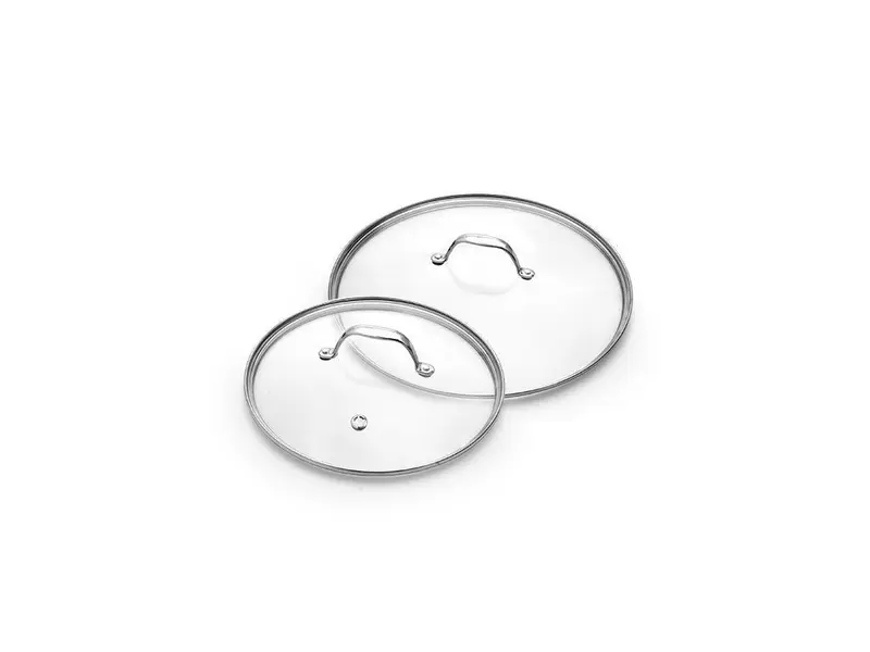 GLAZEN DEKSELSET 20/24 CM – 2-DELIG