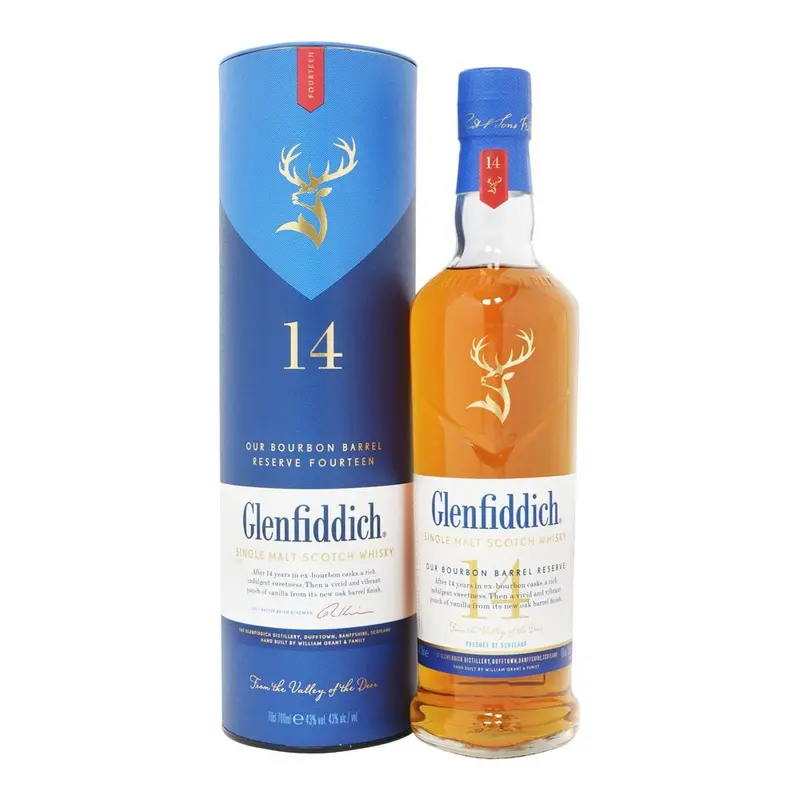 Glenfiddich 14 Year Old - Bourbon Barrel Reserve 70cl