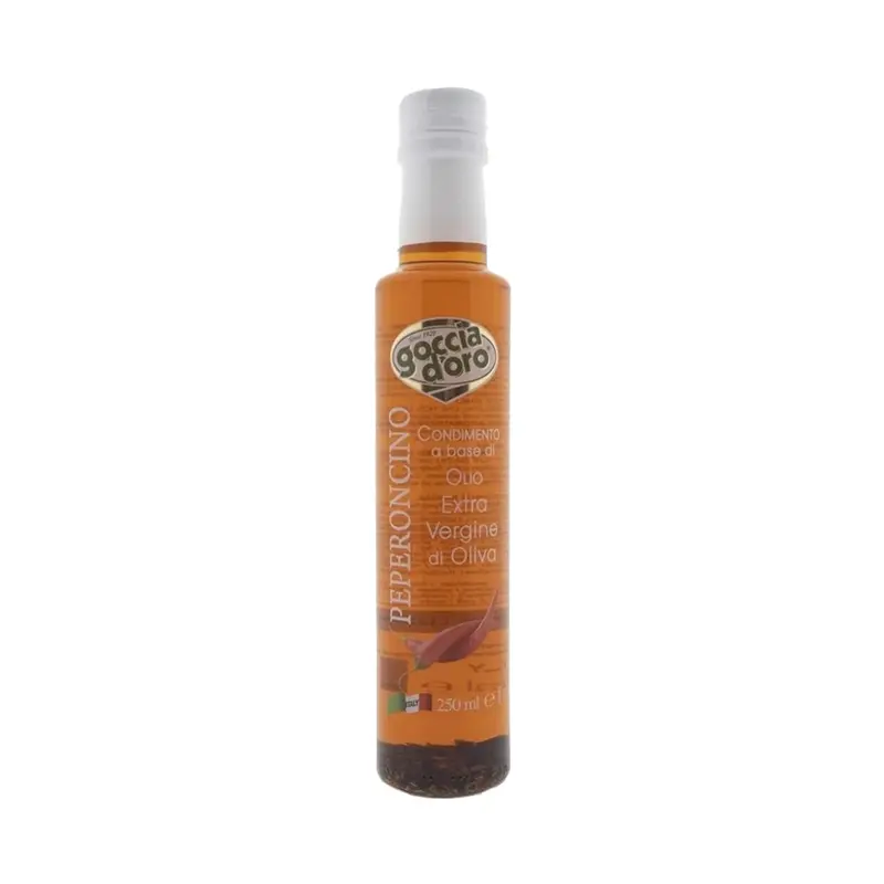 Goccia D'Oro Extra Virgin Olive Oil With With Chilli Pepper 250Ml