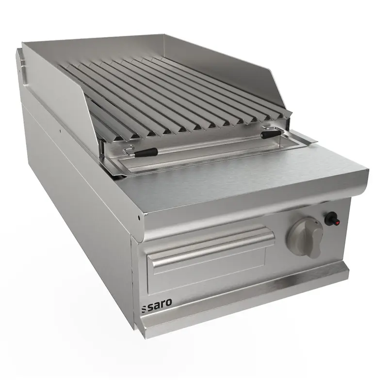 Gril à pierre de lave SARO 400 mm de table LQ / BS1BB - 423-8800