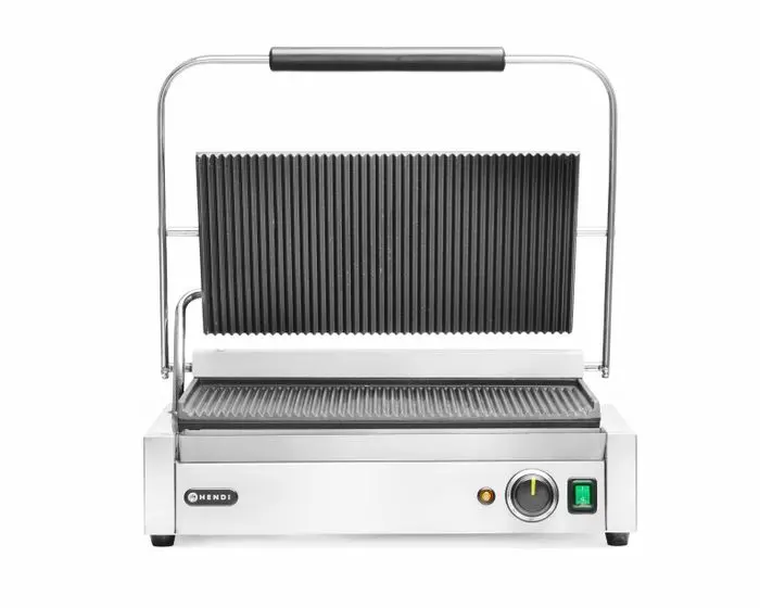Grill de contact Panini XL, HENDI, 230V/2700W, 548x464x(H)216mm — 263624