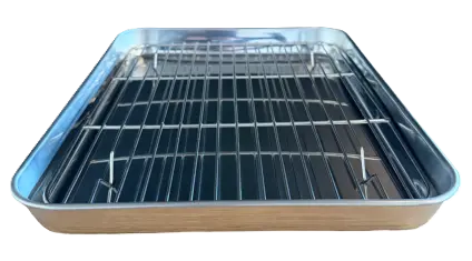 Grill Fanatics BBQ braadschaal met rooster