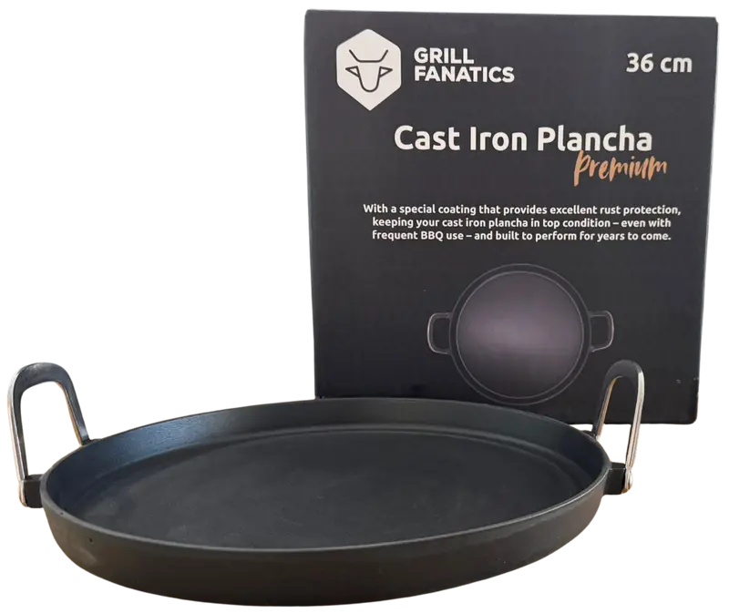 Grill Fanatics Gietijzeren plancha Ø36cm