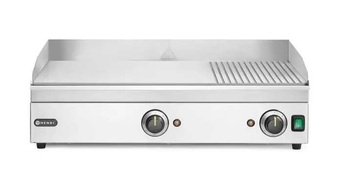 Grill rainuré 1/3, HENDI, Kitchen Line, 230V/3500W, 697x474x(H)241mm — 154960