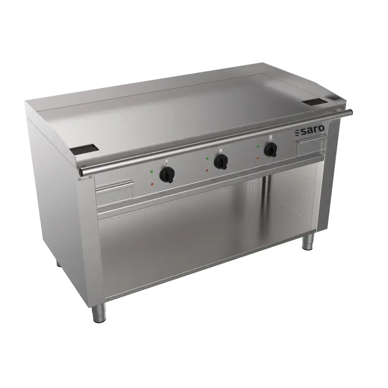 Grill Teppanyaki électrique SARO à socle ouvert TED3/140E - 423-3205