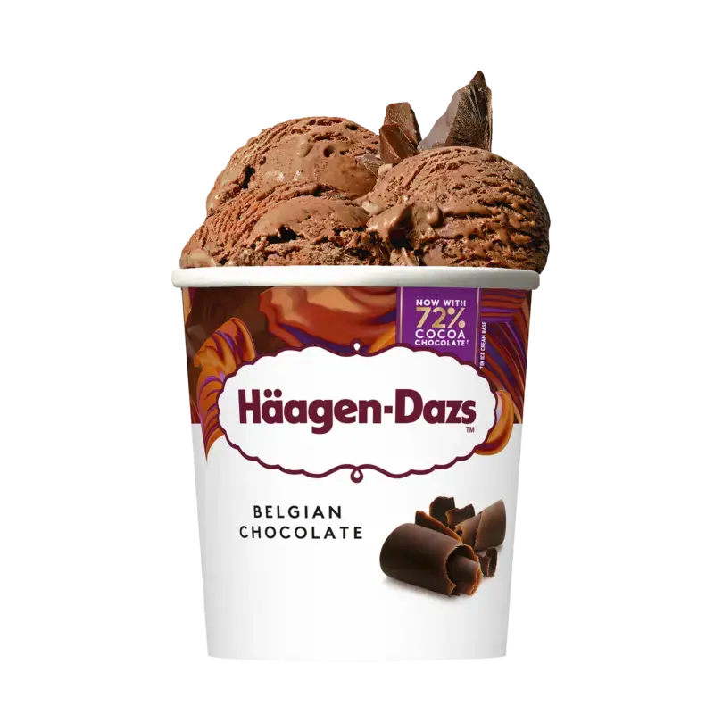 Häagen-Dazs Belgian chocolate ijs