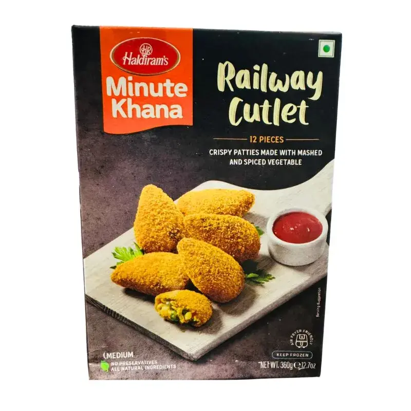 Haldiram's Frozen Railway Cutlet - 360g