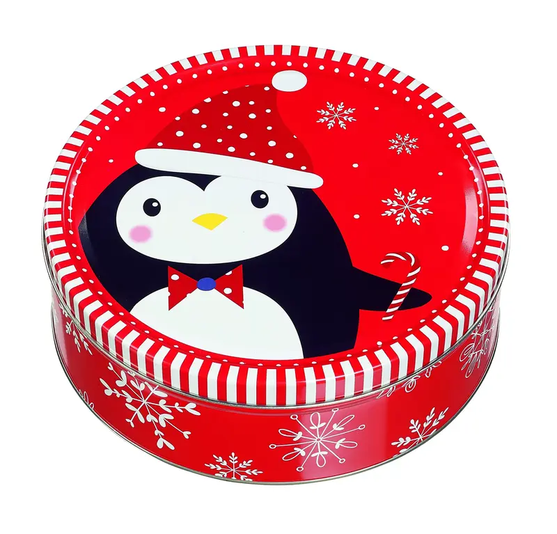 Hamlet X-MAS Danish Cookies - Deense koekjes in tinnen kerstblik - willekeurig kerstdesign - 400g