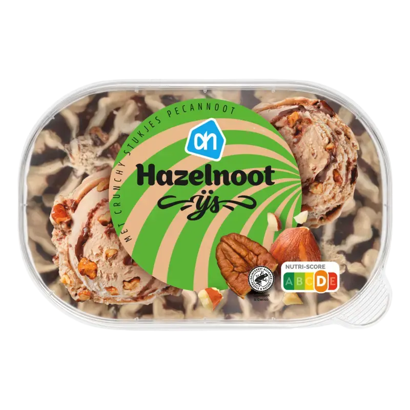 Hazelnoot ijs