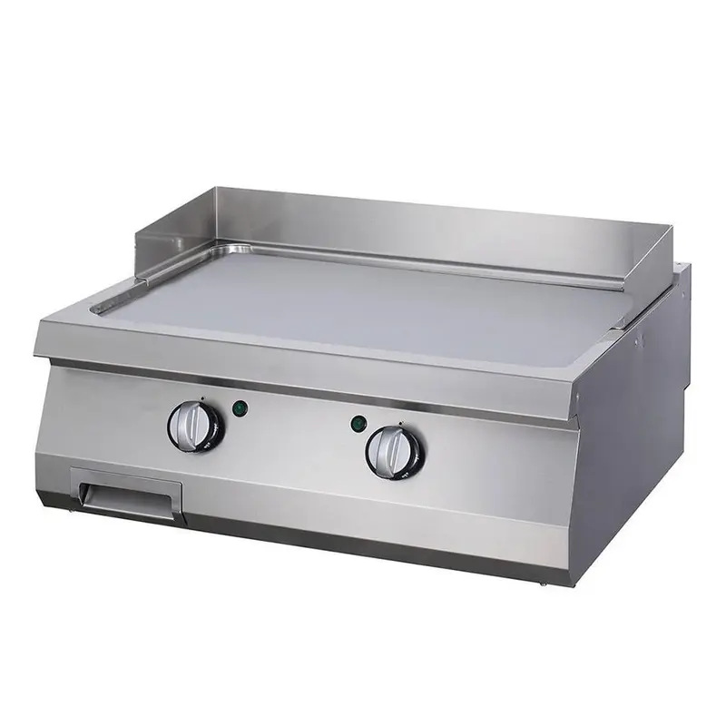 Heavy Duty plaque de gril - lisse - unité double- profondeur 70 cm - électrique – Maxima 09395051