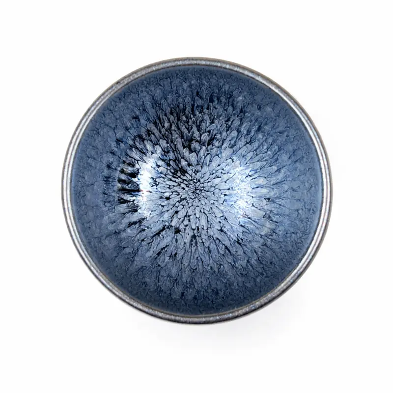'Hundred Flowers' Bo Xing Tenmoku Tea Cup