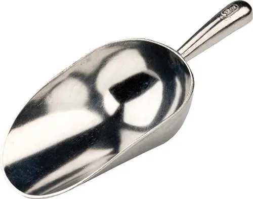Ice Scoop medium aluminium 22*8,5 cm