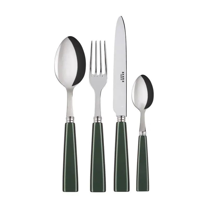 Icône bestekset 4-delig Dark Green
