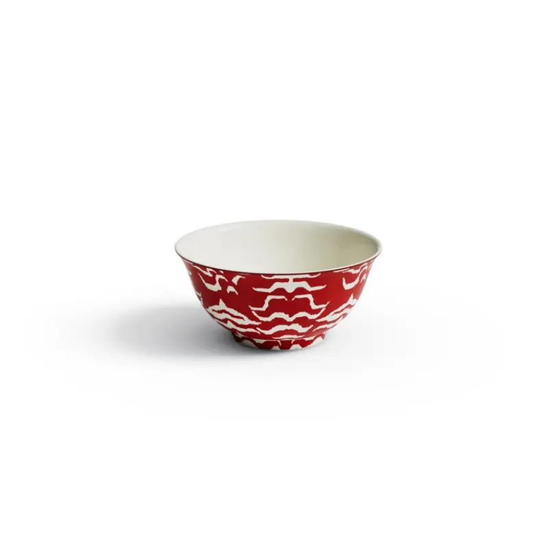 Indian Tiger - Kom - Rood ⌀ 15 cm