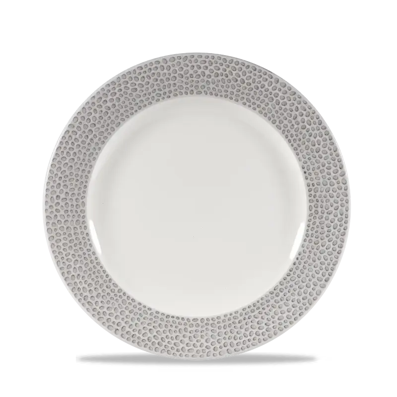 Isla Spinwash Shale Grey Plate 21cm 12/box