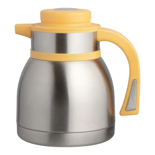 Isoleerkan 1 liter Geel/Drukknop