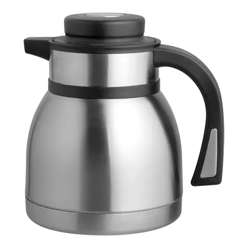 Isoleerkan 1 liter Zwart/Drukknop