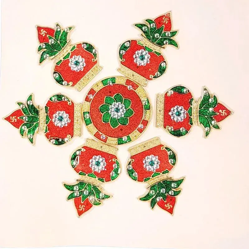 Kalash Rangoli Sticker