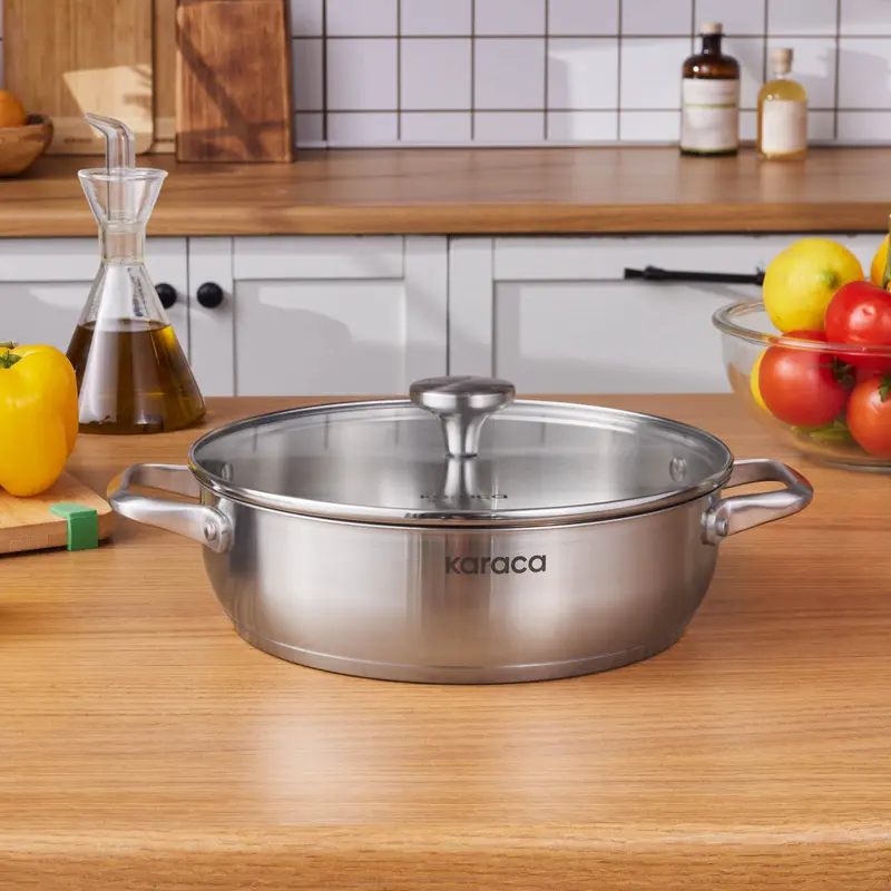 Karaca Elite, Stalen Pot, 26cm, 3.4L