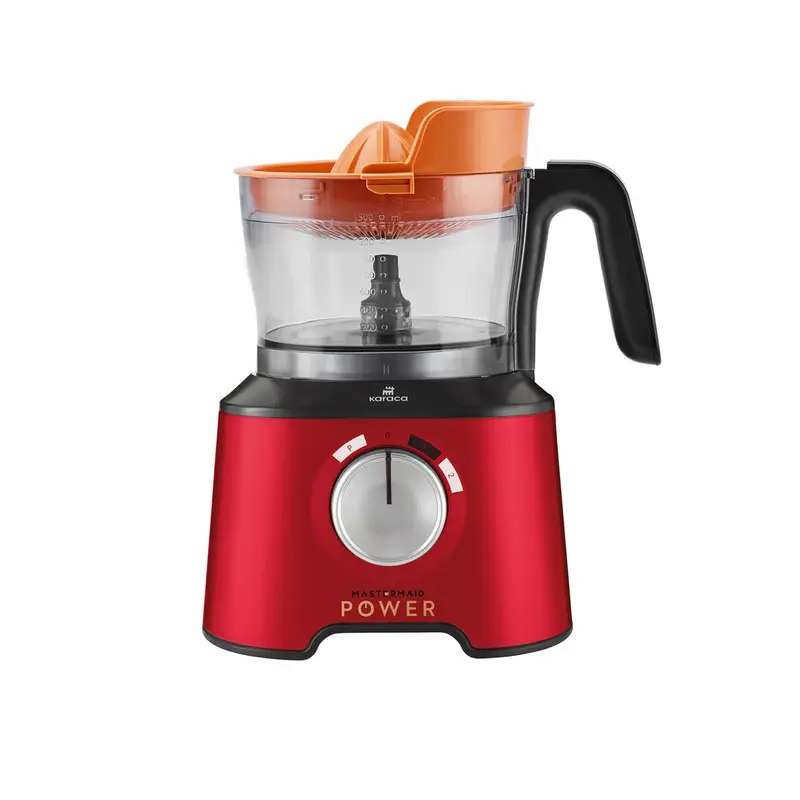 Karaca Mastermaid Power Max 11 in 1 Keukenrobot Imperial Rood 2500 W