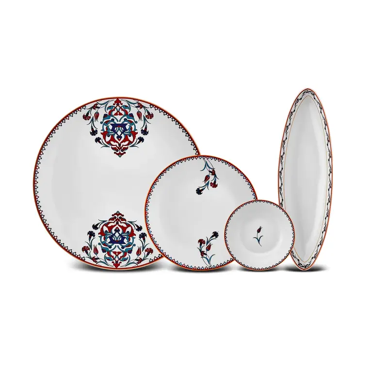KARACA NAKKAŞ 14 PCS 6 PERSONS BREAKFAST SET