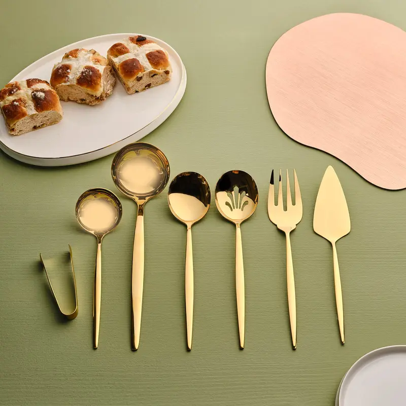 Karaca Orion Shiny Gold 7-delig Service Set