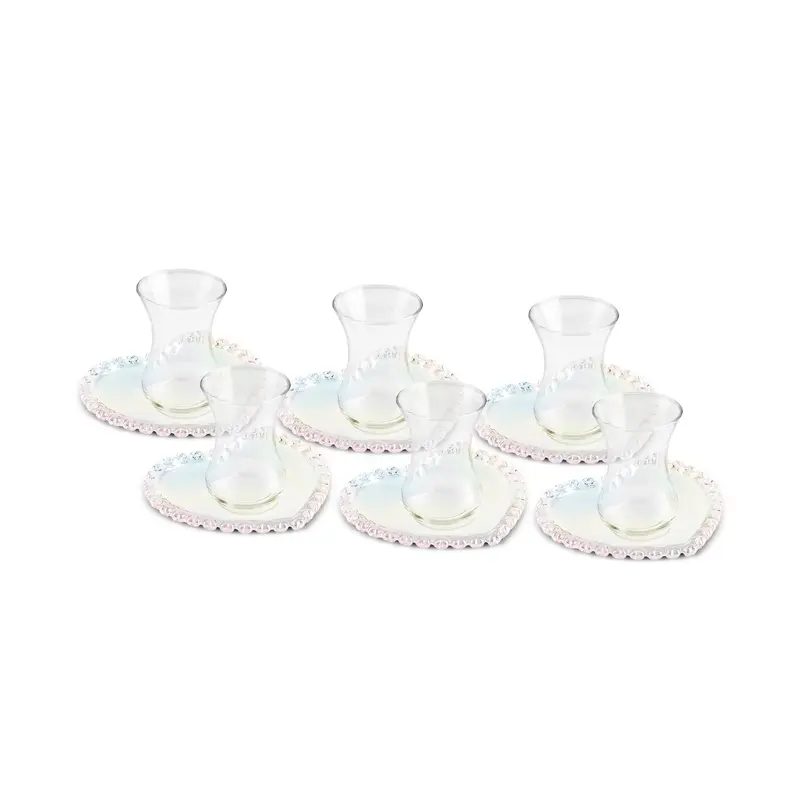 Karaca Rory 12-delige Theeserviesset voor 6 Personen, 14 cm