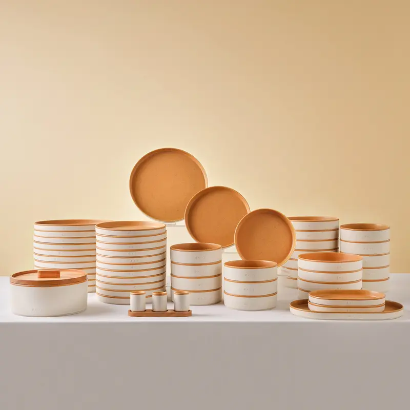 Karaca x Fatih Tutak Earth Collection 57-delige Serviesset voor 12 Personen