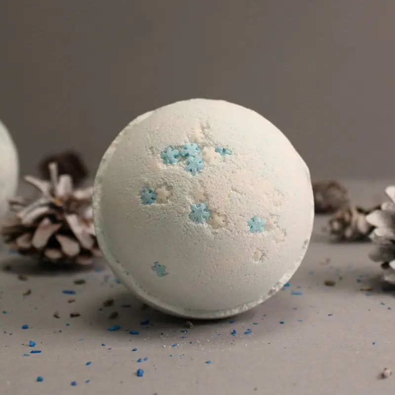 Kerst Bruisbal Sneeuwvlok – Bosbes 180 g