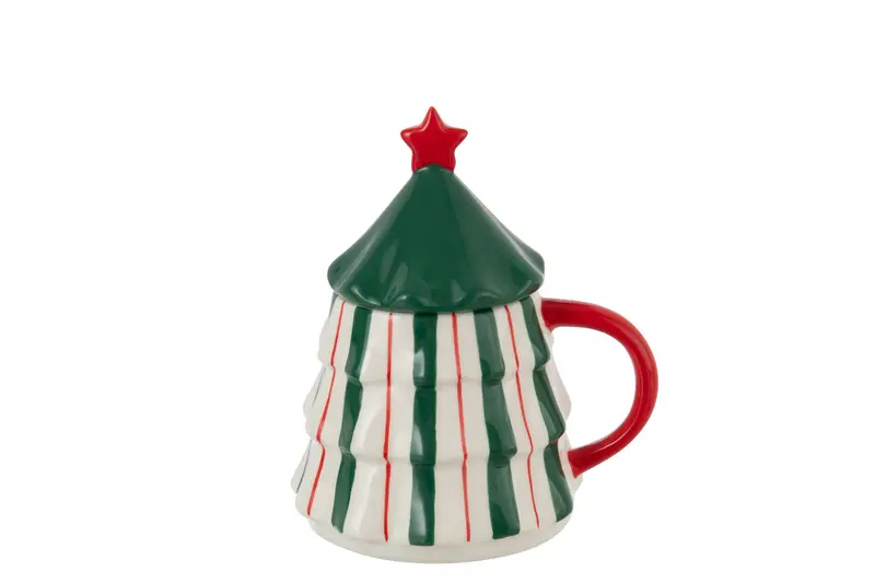 Kerstboommok met dekseltje