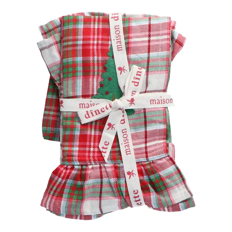 Keukenhanddoek Angèle Red 50x70 cm (set van 2)