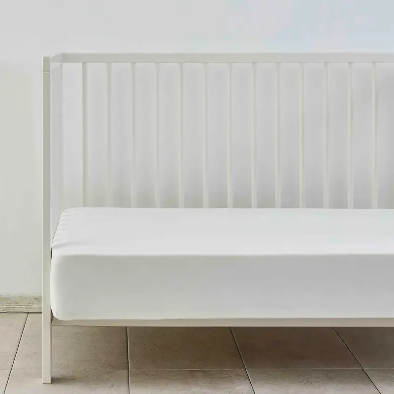 KH JERSEY FITTED SHEET WHITE BABY DEU (70x140+20)