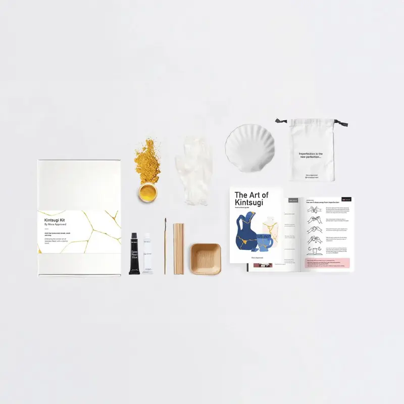 Kintsug Kit met Schelp - Kintsugi Repair Set