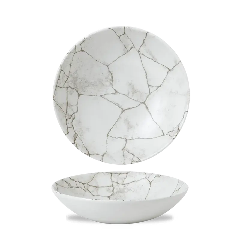 Kintsugi Agate Grey Evolve Coupe Bowl 18,2 cm 12/box
